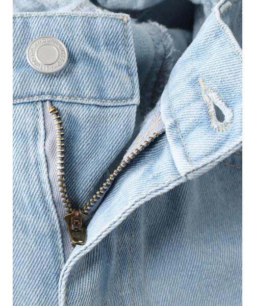 Green　Parks（グリーンパークス）の「・ELENCARE DUE ダメージセミワイドデニム（デニムパンツ・レディース・サックスブルー/ブルー・M/L）」の21枚目の写真