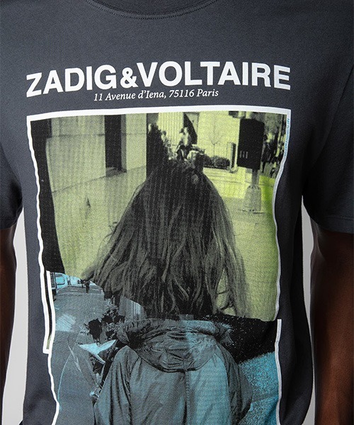 ZADIG&VOLTAIRE(ザディグ エ ヴォルテール)の「TED HC PHOTOPRINT CONCERT(Tシャツ/カットソー・メンズ・ダークグレー・S/M/XS/L)」の3枚目の写真