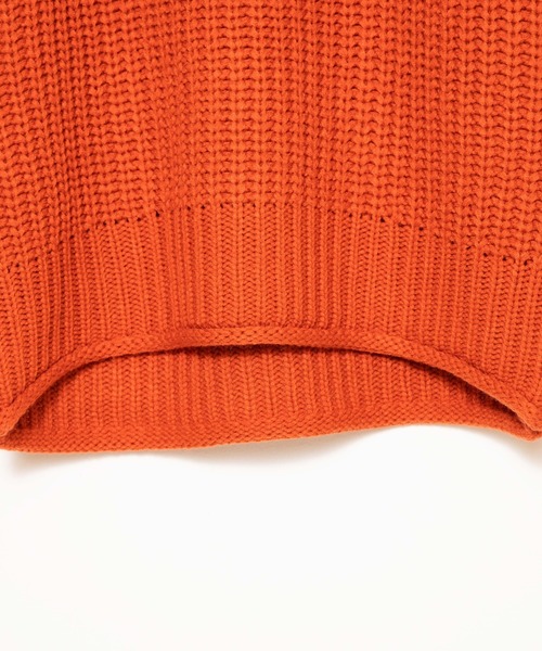 WEGO（ウィゴー）の「WEGO/チャンキータートルBIGセーター（ニット/セーター・レディース・イエロー/ブラック/オレンジ/ライトブラウン/ホワイト・FREE）」の15枚目の写真