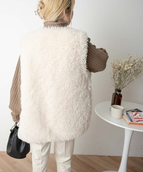 WEGO（ウィゴー）の「WEGO/チャンキータートルBIGセーター（ニット/セーター・レディース・イエロー/ブラック/オレンジ/ライトブラウン/ホワイト・FREE）」の22枚目の写真