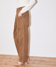 コーデュロイワイドパンツ