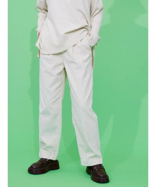 AMERICAN HOLIC(アメリカンホリック)の「コーデュロイワイドパンツ(その他パンツ・レディース・ベージュ/ネイビー/グリーン/アイボリー・S/M/L/XS)」の6枚目の写真