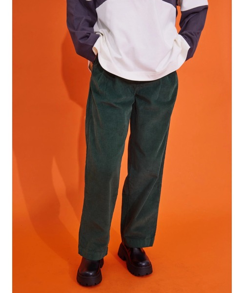 AMERICAN HOLIC(アメリカンホリック)の「コーデュロイワイドパンツ(その他パンツ・レディース・ベージュ/ネイビー/グリーン/アイボリー・S/M/L/XS)」の8枚目の写真