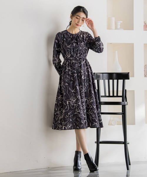 ドローイングフラワープリントワンピース 手洗い可能 ワンピース Ketty ケティ のファッション通販 Zozotown