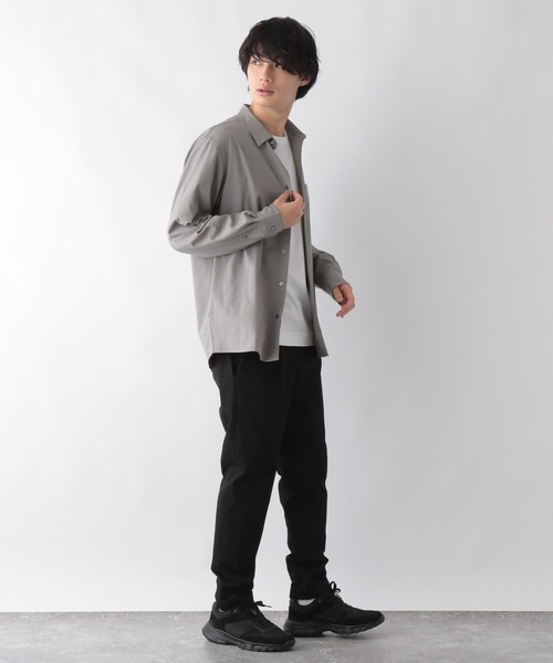 GLOBAL WORK(グローバルワーク)の「KEEP EASYシャツ/295599(シャツ/ブラウス・メンズ・ライトグレー/ネイビー/ホワイト系その他2・SMALL/MEDIUM/LARGE)」の6枚目の写真