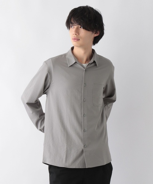 GLOBAL WORK(グローバルワーク)の「KEEP EASYシャツ/295599(シャツ/ブラウス・メンズ・ライトグレー/ネイビー/ホワイト系その他2・SMALL/MEDIUM/LARGE)」の9枚目の写真