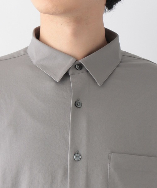 フレームワーク　リヨセルナカジロゾメWORKシャツグレー フレームワーク リヨセルナカジロゾメWORKシャツグレー