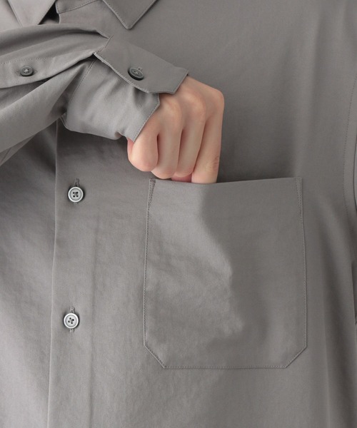 GLOBAL WORK(グローバルワーク)の「KEEP EASYシャツ/295599(シャツ/ブラウス・メンズ・ライトグレー/ネイビー/ホワイト系その他2・SMALL/MEDIUM/LARGE)」の14枚目の写真