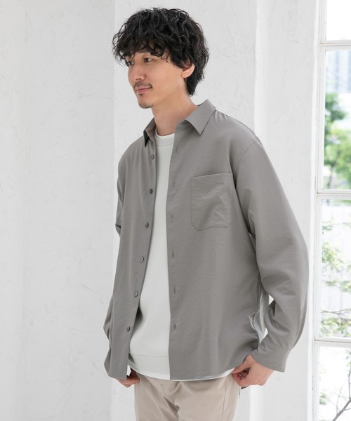 GLOBAL WORK(グローバルワーク)の「KEEP EASYシャツ/295599(シャツ/ブラウス・メンズ・ライトグレー/ネイビー/ホワイト系その他2・SMALL/MEDIUM/LARGE)」の22枚目の写真