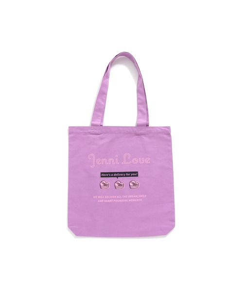 JENNI love（ジェニィラブ）の「デイリートートバッグ（トートバッグ・キッズ・ブラック/ラベンダー/イエロー/ミント・F）」の4枚目の写真