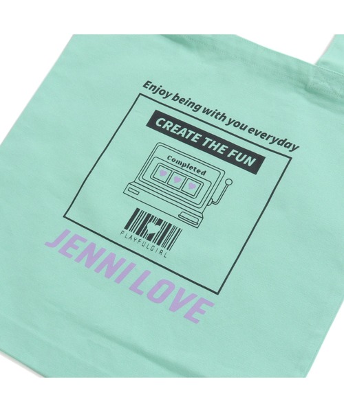 JENNI love（ジェニィラブ）の「デイリートートバッグ（トートバッグ・キッズ・ブラック/ラベンダー/イエロー/ミント・F）」の18枚目の写真