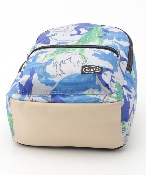 HAKKA KIDS（ハッカキッズ）の「オリジナルダイナソープリントリュック（バックパック/リュック・キッズ・ブラック/グレー/ネイビー・M）」の18枚目の写真