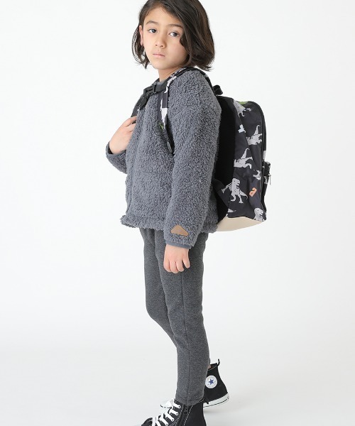 HAKKA KIDS（ハッカキッズ）の「オリジナルダイナソープリントリュック（バックパック/リュック・キッズ・ブラック/グレー/ネイビー・M）」の7枚目の写真