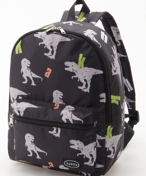 HAKKA KIDS（ハッカキッズ）の「オリジナルダイナソープリントリュック（バックパック/リュック・キッズ・ブラック/グレー/ネイビー・M）」の15枚目の写真