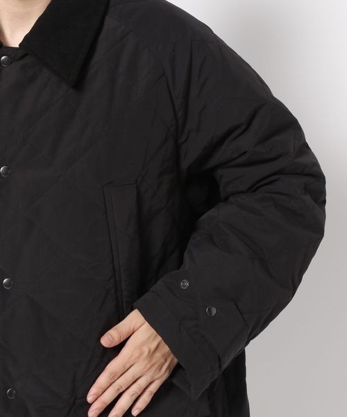 LOWRYS FARM（ローリーズファーム）の「キルティングハンティングコート　126274（その他アウター・メンズ・ブラック/ベージュ・MEDIUM/LARGE）」の18枚目の写真