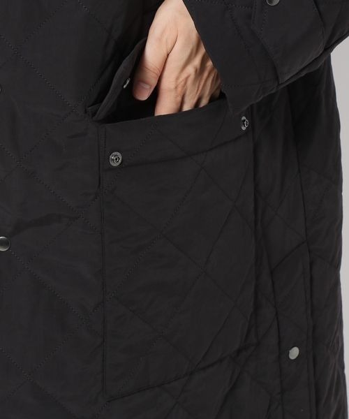 LOWRYS FARM（ローリーズファーム）の「キルティングハンティングコート　126274（その他アウター・メンズ・ブラック/ベージュ・MEDIUM/LARGE）」の6枚目の写真