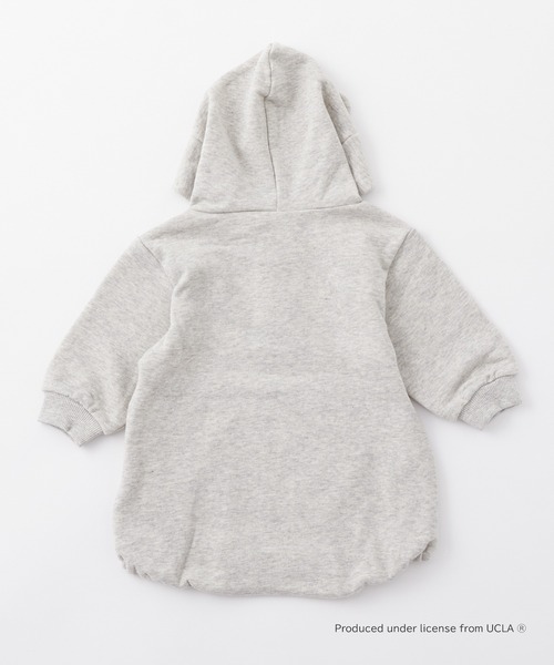 UCLA（ユーシーエルエー）の「【KIDS】【UCLA/ユーシーエルエー】TYPY別注BABYプリントスウェットロンパース（ロンパース・キッズ・チャコールグレー/アイボリー・80）」の13枚目の写真