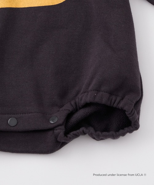 UCLA（ユーシーエルエー）の「【KIDS】【UCLA/ユーシーエルエー】TYPY別注BABYプリントスウェットロンパース（ロンパース・キッズ・チャコールグレー/アイボリー・80）」の11枚目の写真