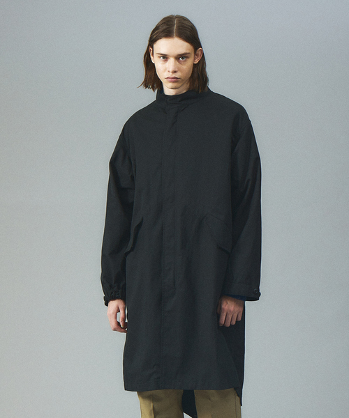 TAION(タイオン)の「TAION MODS COAT(+MILITARY DOWN JACKET)TAION-CR15ML-LONG +101ZML-1/モッズコート /ミリタリー /ライナーキルティング(ステンカラーコート・メンズ・ブラック/カーキ・M/L/XL)」の5枚目の写真