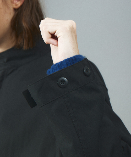 TAION(タイオン)の「TAION MODS COAT(+MILITARY DOWN JACKET)TAION-CR15ML-LONG +101ZML-1/モッズコート /ミリタリー /ライナーキルティング(ステンカラーコート・メンズ・ブラック/カーキ・M/L/XL)」の11枚目の写真