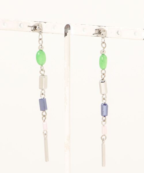ROOM(-)の「beads playful color pierce(ピアス(両耳用)・レディース・シルバー・FREE)」の3枚目の写真