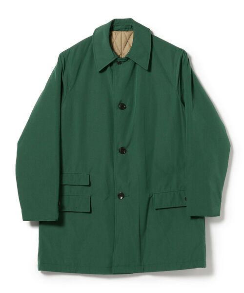 BEAMS PLUS(ビームスプラス)の「BEAMS PLUS / テトロンコットン シャンブレー パフ ハーフコート(その他アウター・メンズ・カーキ/グリーン・SMALL/MEDIUM/LARGE/X-LARGE)」の9枚目の写真