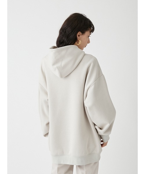 Mila Owen（ミラオーウェン）の「コクーンオーバーサイズフーディー【ウォッシャブル】（パーカー・レディース・キャメル/アイボリー/グレー・FREE）」の12枚目の写真