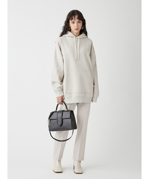 Mila Owen（ミラオーウェン）の「コクーンオーバーサイズフーディー【ウォッシャブル】（パーカー・レディース・キャメル/アイボリー/グレー・FREE）」の9枚目の写真