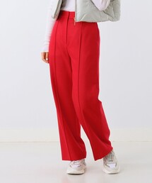 Demi-Luxe BEAMS / ウールフラノ ピンタック パンツ