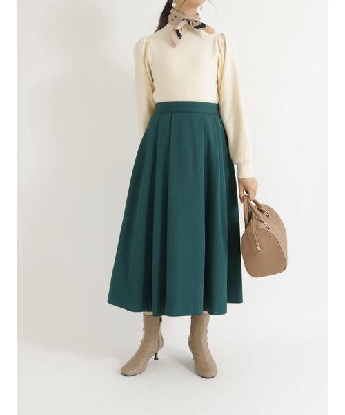 Te chichi(テチチ)の「総針ハイネックニット(ニット/セーター・レディース・ブラック/ブルー/グレー/オフホワイト・フリ-)」の12枚目の写真