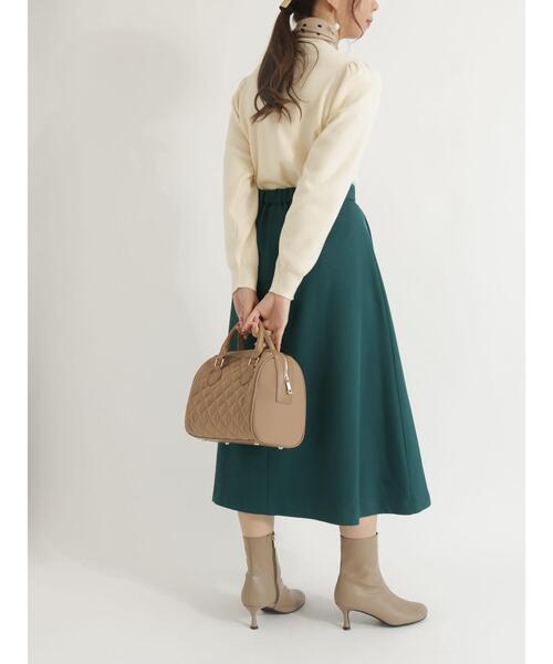 Te chichi(テチチ)の「総針ハイネックニット(ニット/セーター・レディース・ブラック/ブルー/グレー/オフホワイト・フリ-)」の14枚目の写真