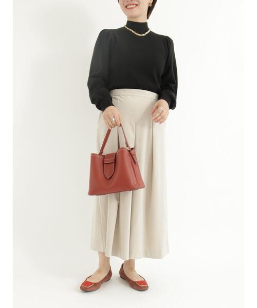 Te chichi(テチチ)の「総針ハイネックニット(ニット/セーター・レディース・ブラック/ブルー/グレー/オフホワイト・フリ-)」の18枚目の写真