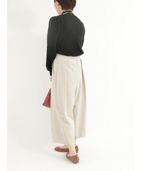 Te chichi(テチチ)の「総針ハイネックニット(ニット/セーター・レディース・ブラック/ブルー/グレー/オフホワイト・フリ-)」の19枚目の写真