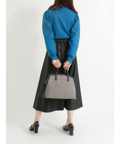 Te chichi(テチチ)の「総針ハイネックニット(ニット/セーター・レディース・ブラック/ブルー/グレー/オフホワイト・フリ-)」の22枚目の写真