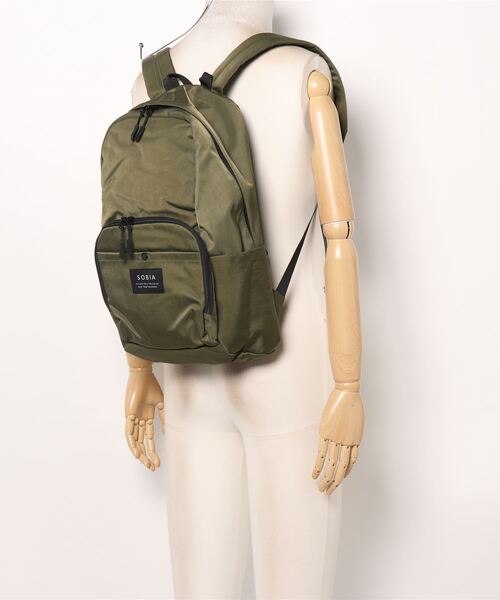 DONOBAN（ドノバン）の「はっ水ナイロンリュック（バックパック/リュック・レディース・ブラック/カーキ/グレー系その他/ラベンダー・F）」の5枚目の写真