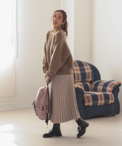 DONOBAN（ドノバン）の「はっ水ナイロンリュック（バックパック/リュック・レディース・ブラック/カーキ/グレー系その他/ラベンダー・F）」の18枚目の写真