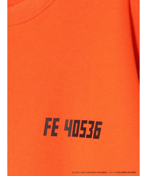 PAMEO POSE(パメオポーズ)の「【ジョジョの奇妙な冒険 ストーンオーシャン×PAMEO POSE】G.D.st JAILプルオーバー(スウェット・レディース・オレンジ・FREE)」の5枚目の写真