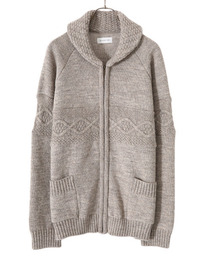 BALLAST ARK（バラストアーク）の「BALLAST ARK / バラストアーク：BRITISH WOOL CARDIGAN：BA06-K001[AST]（ニット/セーター）」