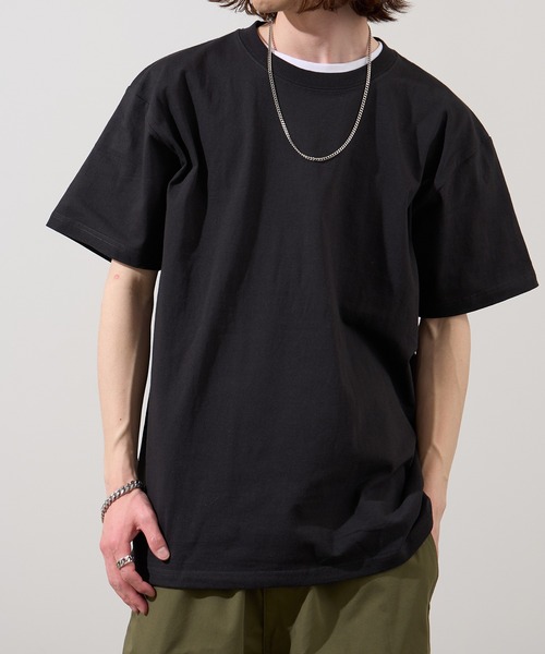 CLOTH &CROSS クロスアンドクロス　半袖Tシャツ CROSS & STITCH tシャツ メンズ 無地 半袖 クロススティッチ 6.2