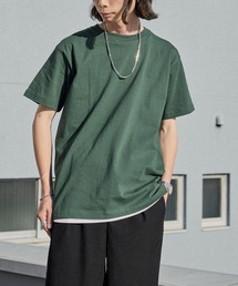 CROSS & STITCH（クロスステッチ）の「【CROSS&STITCH  クロスアンドステッチ】 6.2oz マックスウェイト半袖Tシャツ ユニセックス ヘビーウェイト クルーネック 無地T 2026年春夏（Tシャツ/カットソー）」