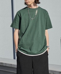 CROSS & STITCH（クロスステッチ）の「【CROSS&STITCH  クロスアンドステッチ】 6.2oz マックスウェイト半袖Tシャツ ユニセックス ヘビーウェイト クルーネック 無地T 2026年春夏（Tシャツ/カットソー）」