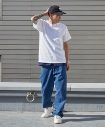 CROSS & STITCH（クロスステッチ）の「【CROSS&STITCH  クロスアンドステッチ】 6.2oz マックスウェイト半袖Tシャツ ユニセックス ヘビーウェイト クルーネック 無地T 2026年春夏（Tシャツ/カットソー）」