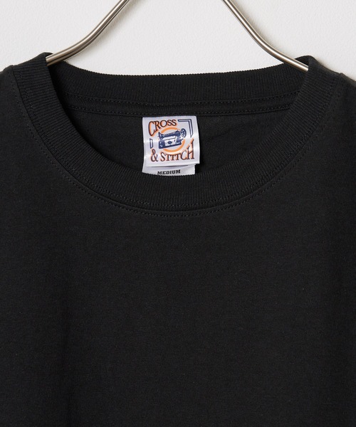 CROSS & STITCH(クロスステッチ)の「【CROSS&STITCH /クロスアンドステッチ】 6.2oz マックスウェイト半袖Tシャツ ユニセックス/ヘビーウェイト/クルーネック/無地T 2026年春夏(Tシャツ/カットソー・メンズ・ホワイト/ライトベージュ/ネイビー/アクア/ダークグリーン/アーミー/ブラック・L/XXL/XL/M/S/XS)」の9枚目の写真