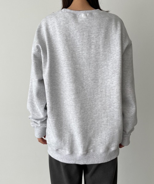 CANAL JEAN（キャナルジーン）の「El mar(エルマール) "USRowing"裏起毛トレーナー（スウェット・レディース・ライトグレー/チャコールグレー・ONE SIZE）」の11枚目の写真