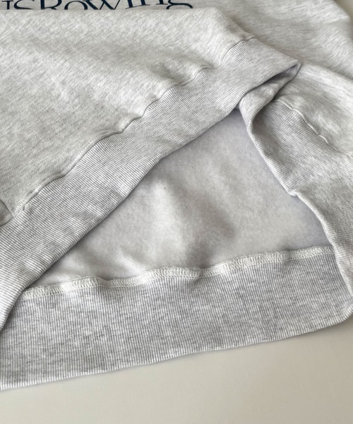 CANAL JEAN（キャナルジーン）の「El mar(エルマール) "USRowing"裏起毛トレーナー（スウェット・レディース・ライトグレー/チャコールグレー・ONE SIZE）」の14枚目の写真