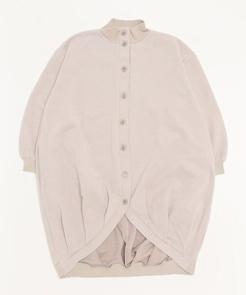 sandy(サンディー)の「【sandy】キルティング裾タックロングカーディガン(カーディガン/ボレロ・レディース・グレー/その他・FREE)」の1枚目の写真