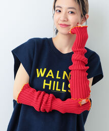 Ray BEAMS | Ray BEAMS / メロー リブ ロング アームウォーマー(アームカバー)