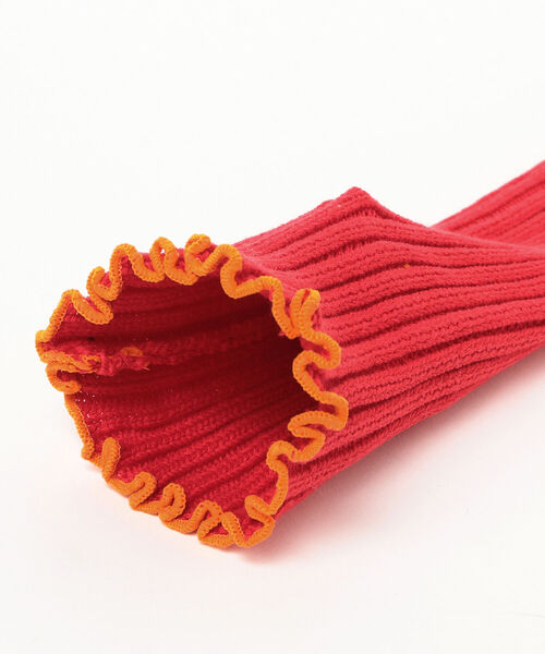 Ray BEAMS（レイビームス）の「Ray BEAMS / メロー リブ ロング アームウォーマー（アームカバー・レディース・オフホワイト/レッド/ネイビー・ONE SIZE）」の11枚目の写真