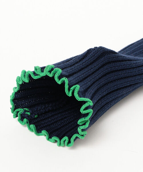 Ray BEAMS（レイビームス）の「Ray BEAMS / メロー リブ ロング アームウォーマー（アームカバー・レディース・オフホワイト/レッド/ネイビー・ONE SIZE）」の8枚目の写真