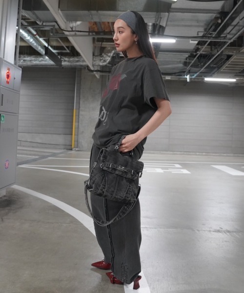 BLONDEY(ブロンディ)の「ヴィンテージライクグラフィックT(Tシャツ/カットソー・レディース・ブルー/レッド/グリーン/ホワイト/グレー/シルバー・FREE)」の11枚目の写真